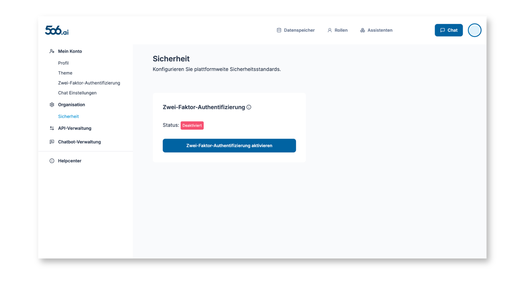 506.ai Plattform Sicherheit